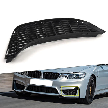 Front Bumper Fog Light Grille Trim for BMW M3 M4 F80 F82 F83 (2012-2018)