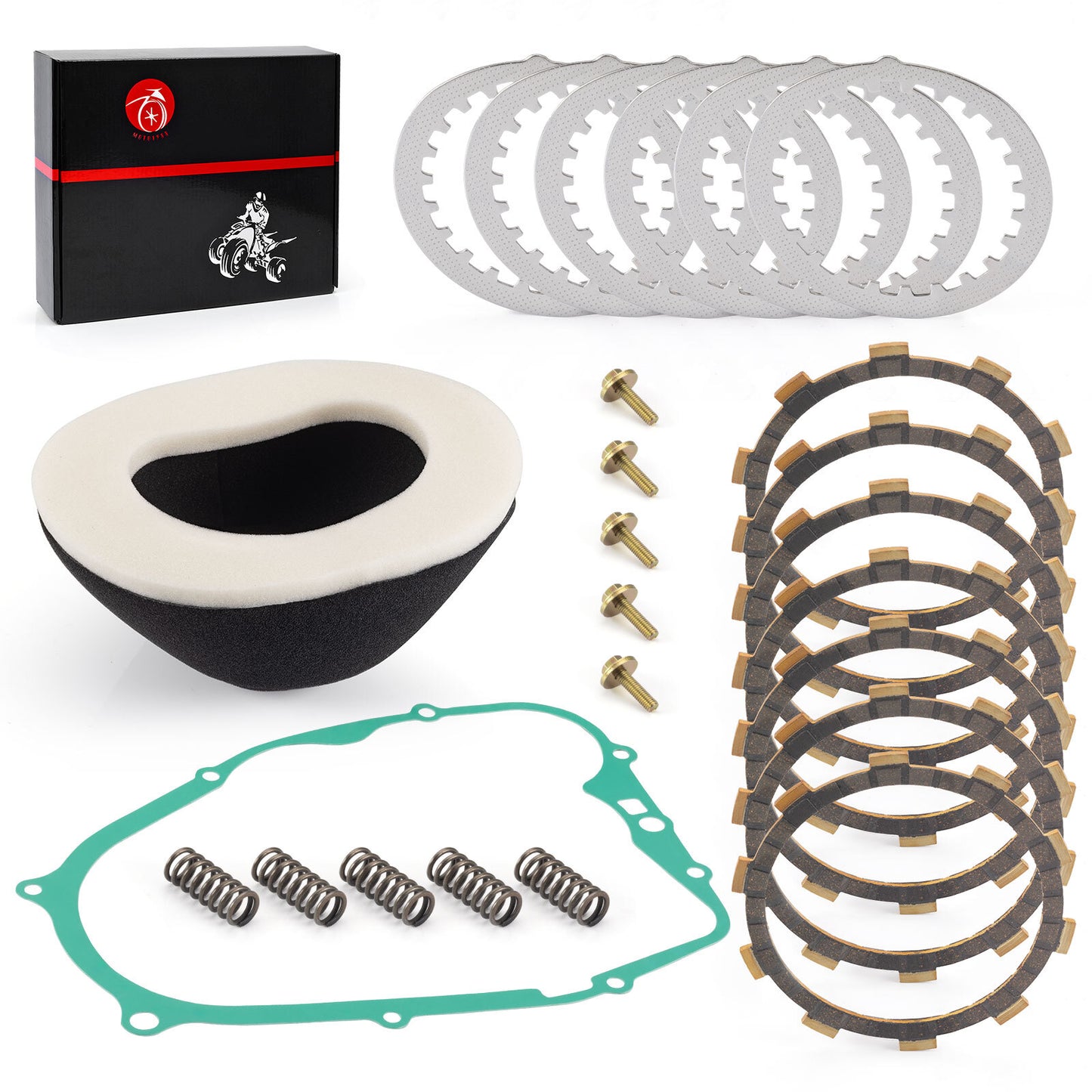 Clutch Kit with Heavy Duty Springs for Yamaha Blaster YFS200 (1988–2006)