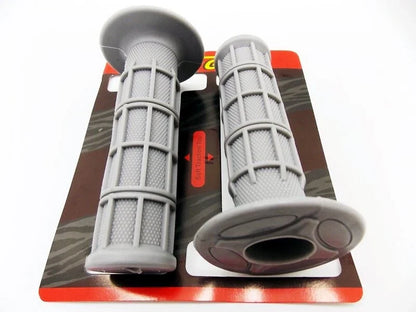 Grey Hand Grip Set for Honda CR125  - Left & Right Pair