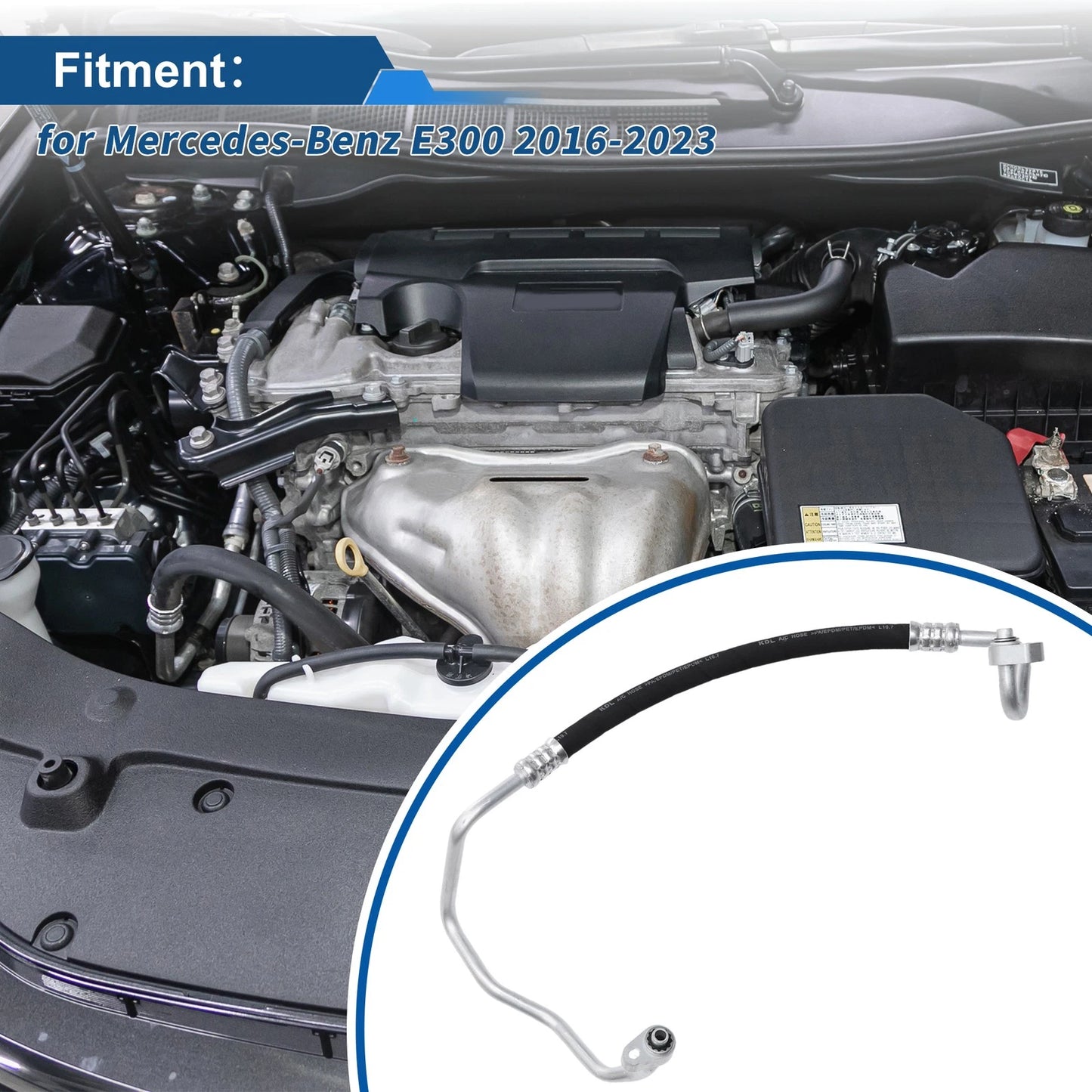 A/C Refrigerant Liquid Hose for Mercedes-Benz E300 (2016–2023) No.2138301102