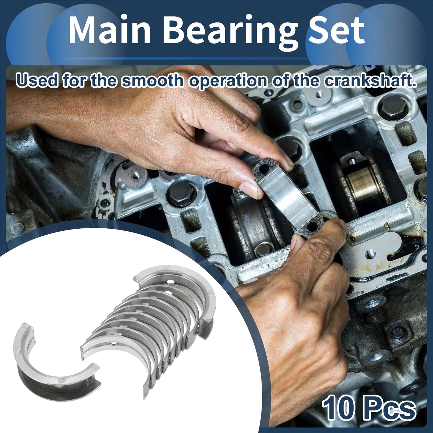 Main Bearing Set No. 92061197 for Chevrolet Astra (1999–2011)