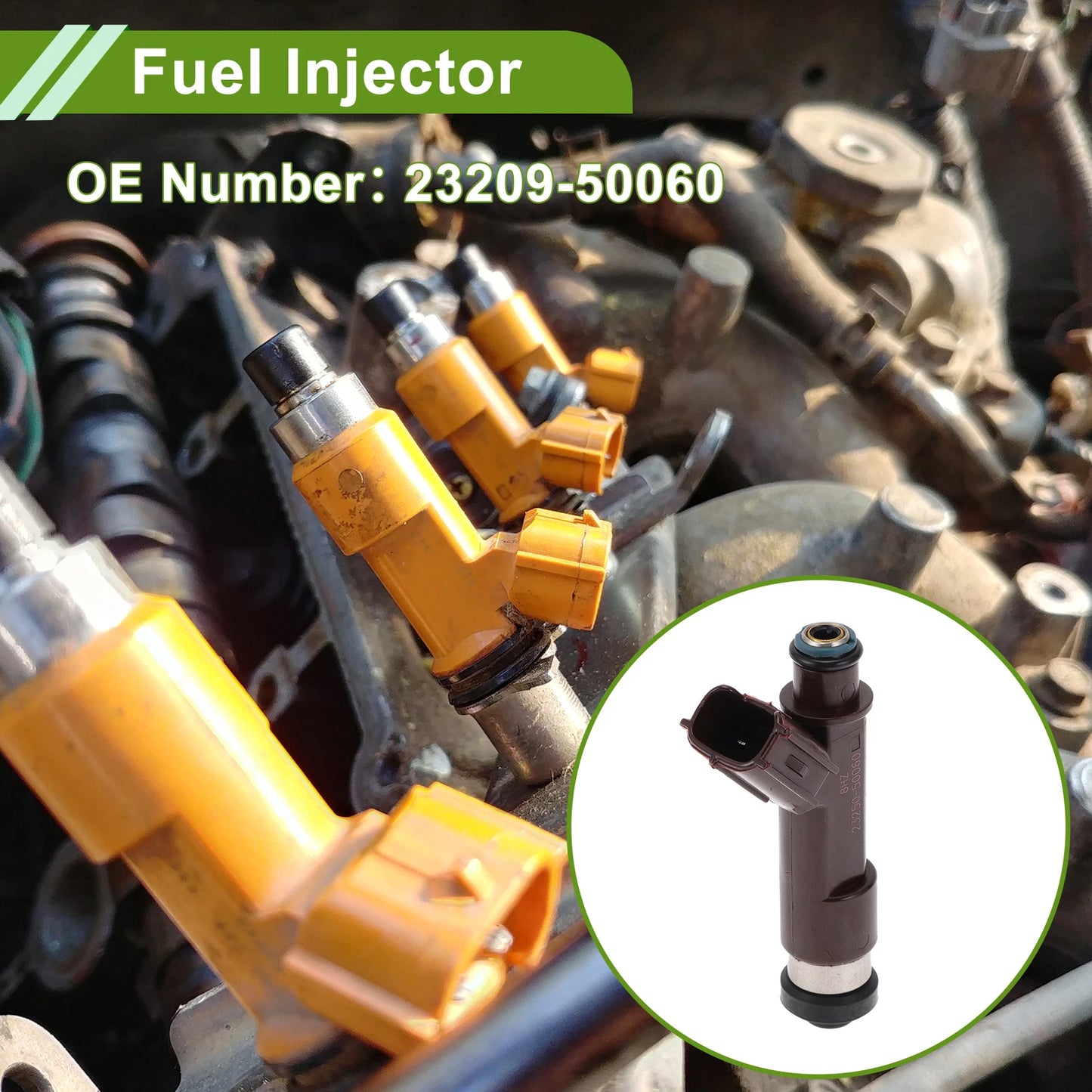 Fuel Injector No. 23209-50060 for Toyota Tundra 4.7L (2005–2009)