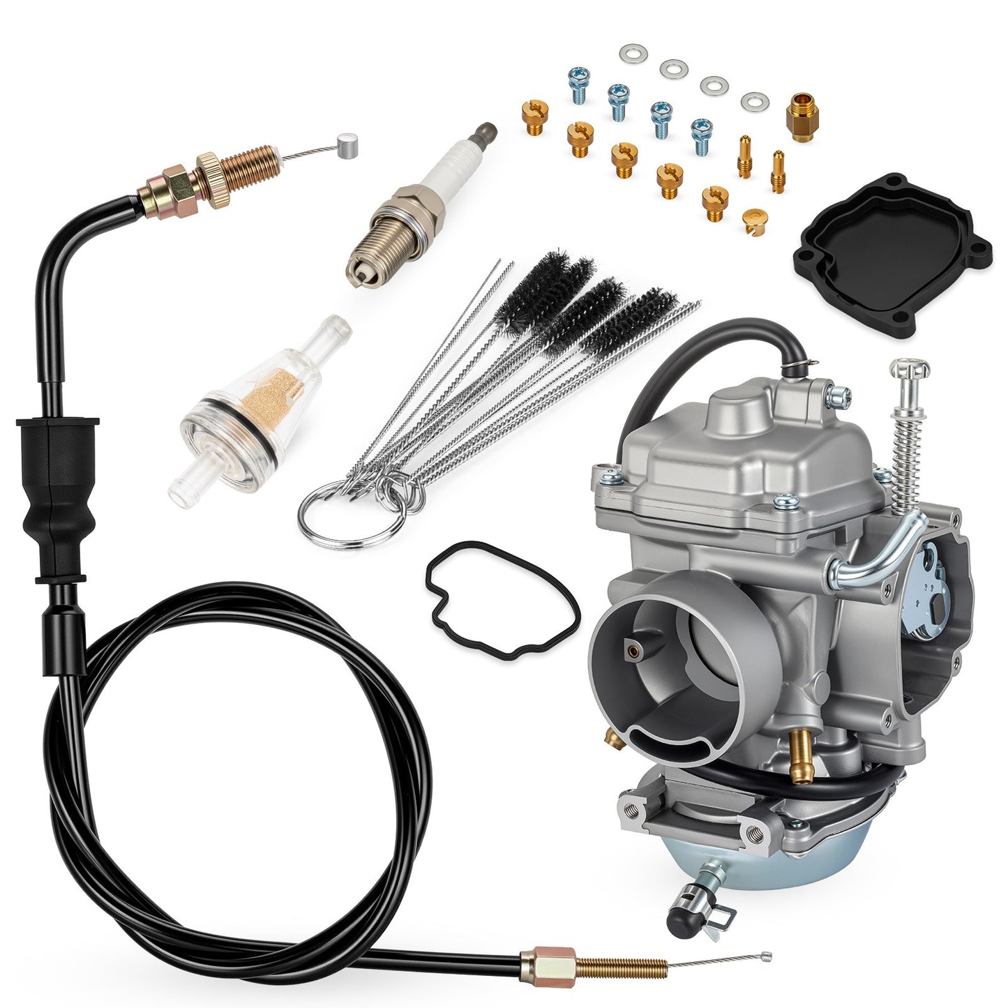 Carburetor for Polaris Magnum 425 2x4/4x4 (1995–1998) with Throttle Cable