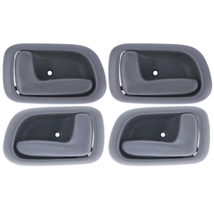 Set of 4 Inner Door Handles for Toyota Corolla (1998–2001) Grey