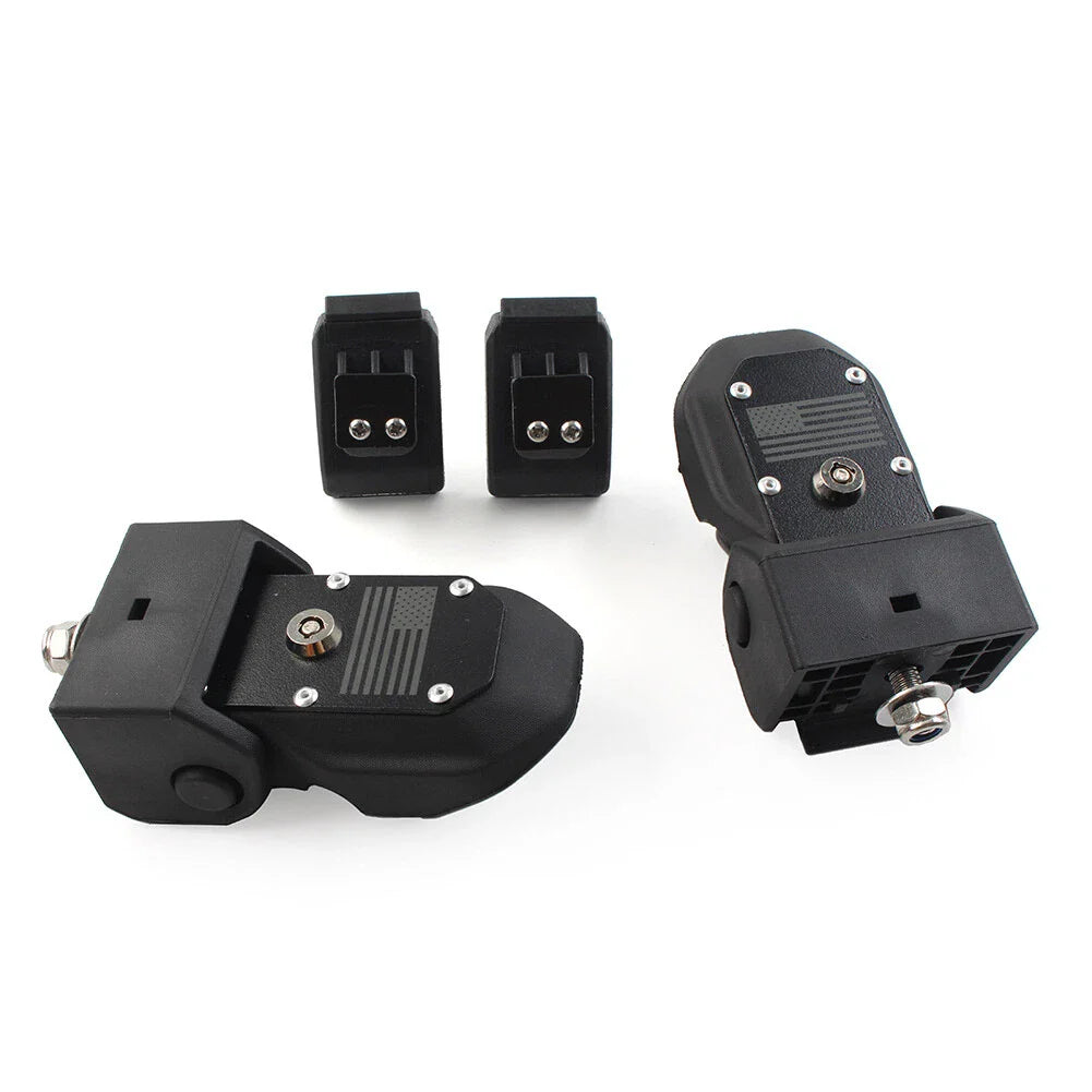 Hood Latch Lock Catch Pair for Jeep Wrangler JL (2018-2023)