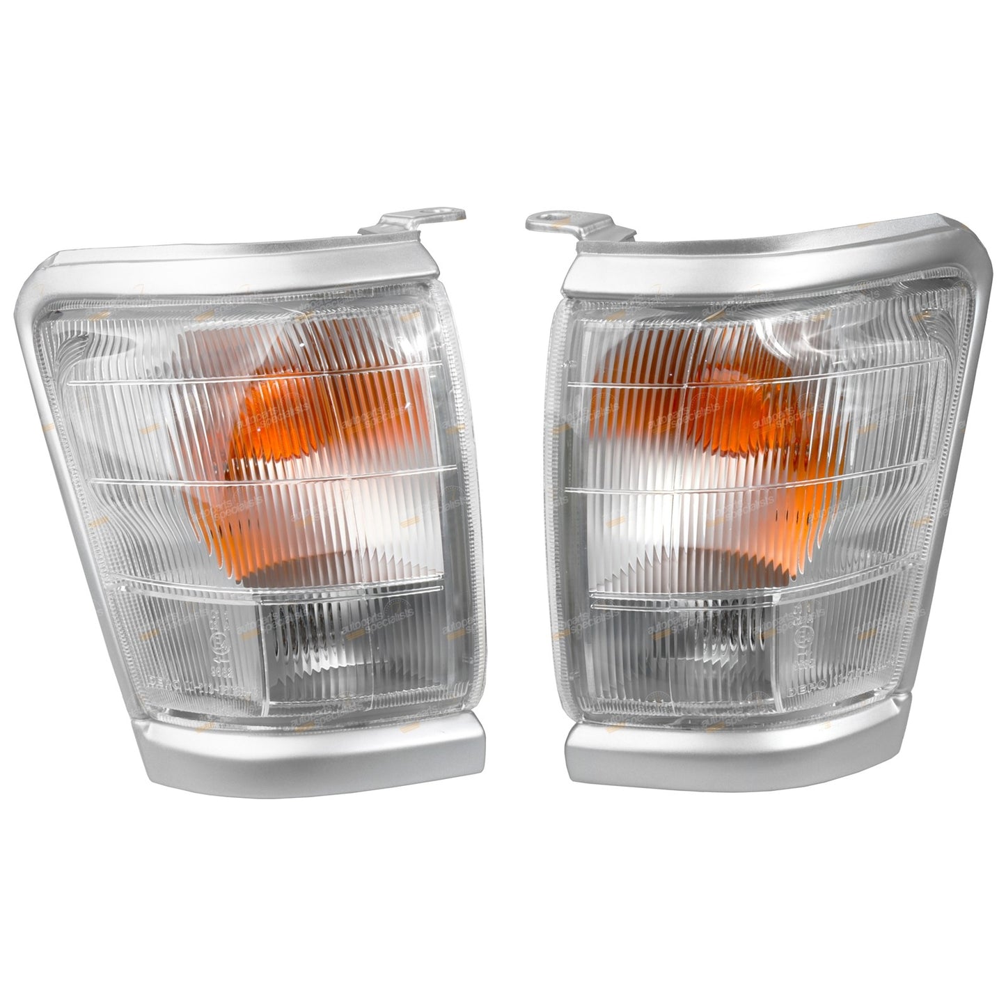 Set of 2 Clear Corner Indicator Lights for Toyota Hilux (1997–2001)