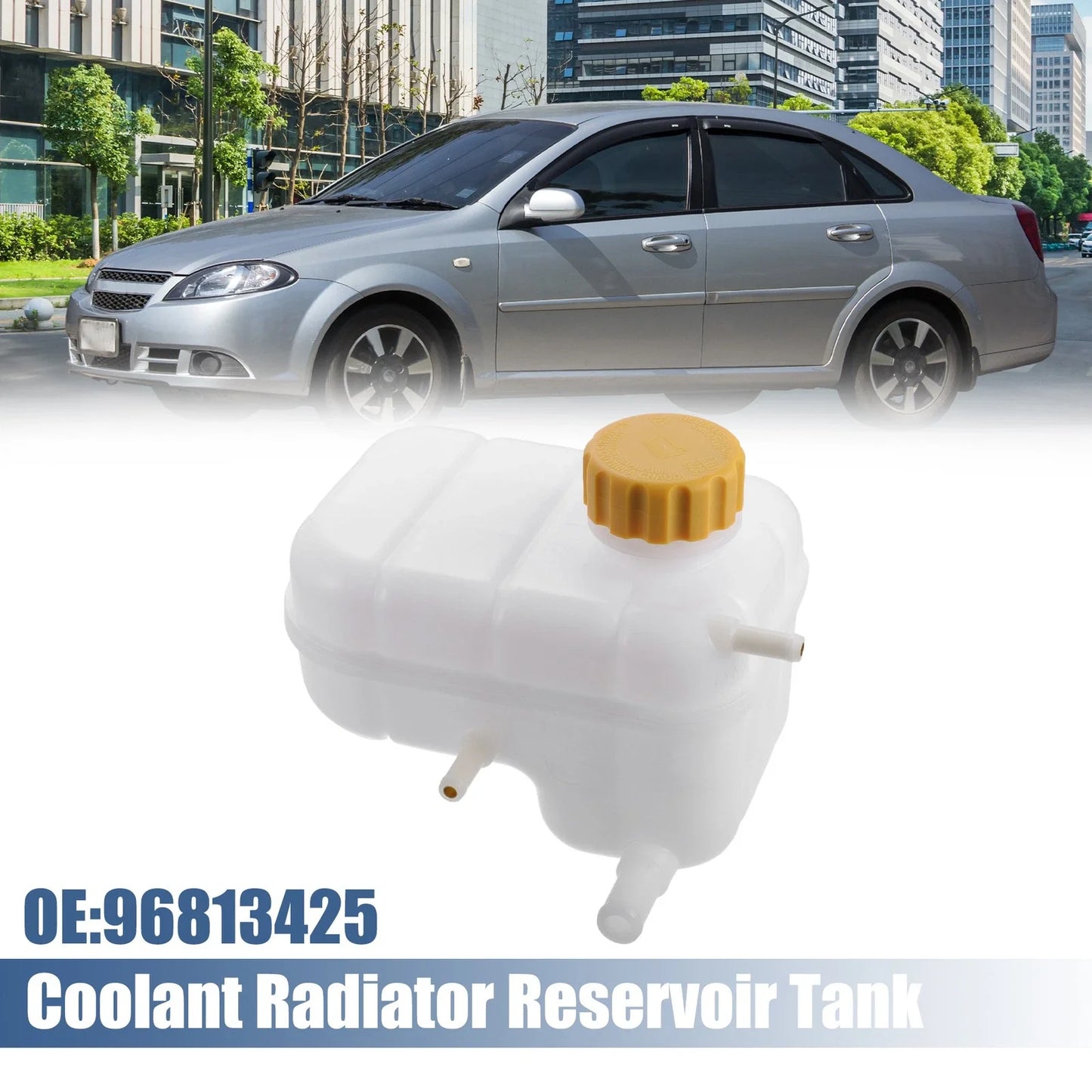 Coolant Radiator Reservoir Tank for Suzuki Forenza, Reno & Chevrolet (2004-2008)