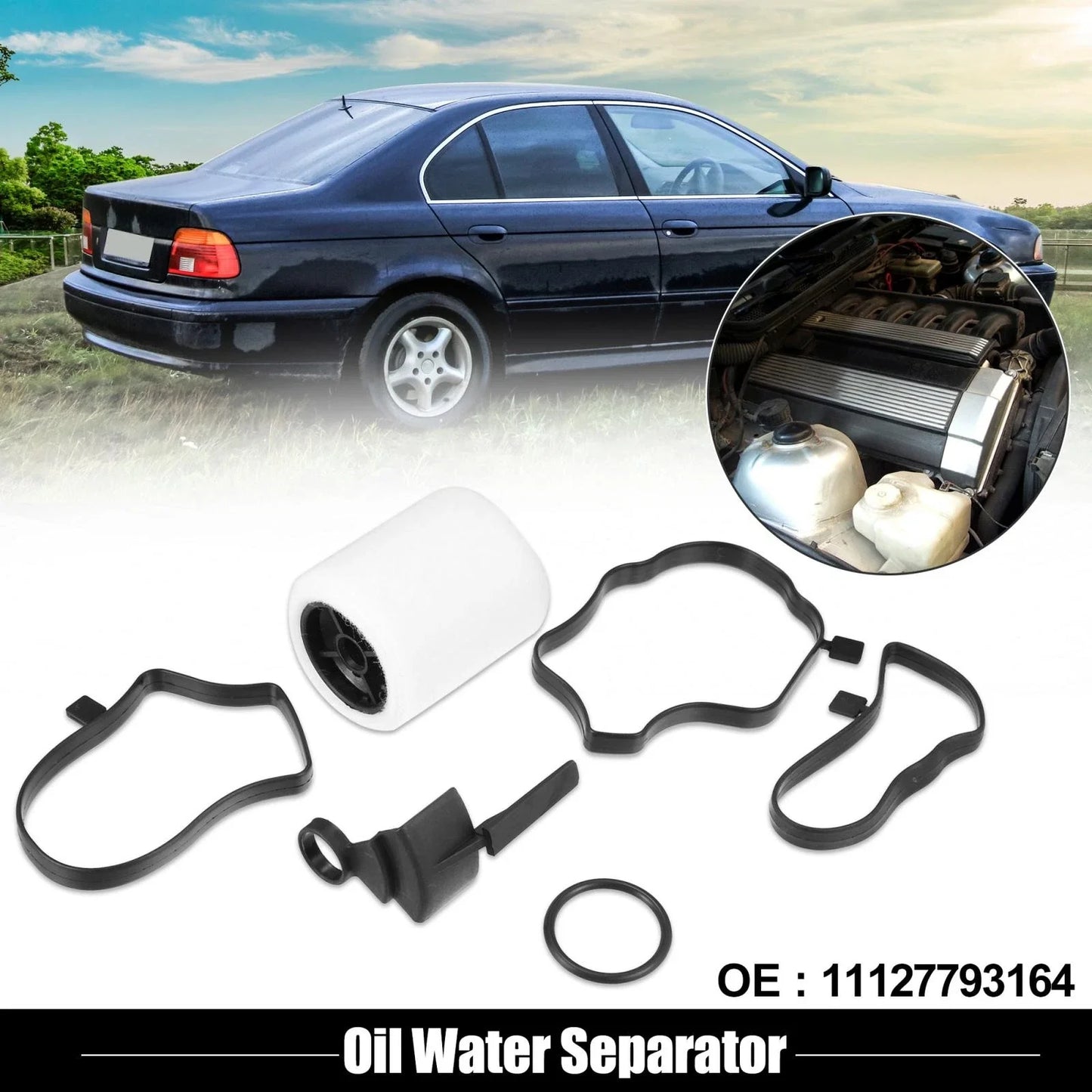 Crankcase Oil Water Separator Kit for BMW E81 E87 E46 E90