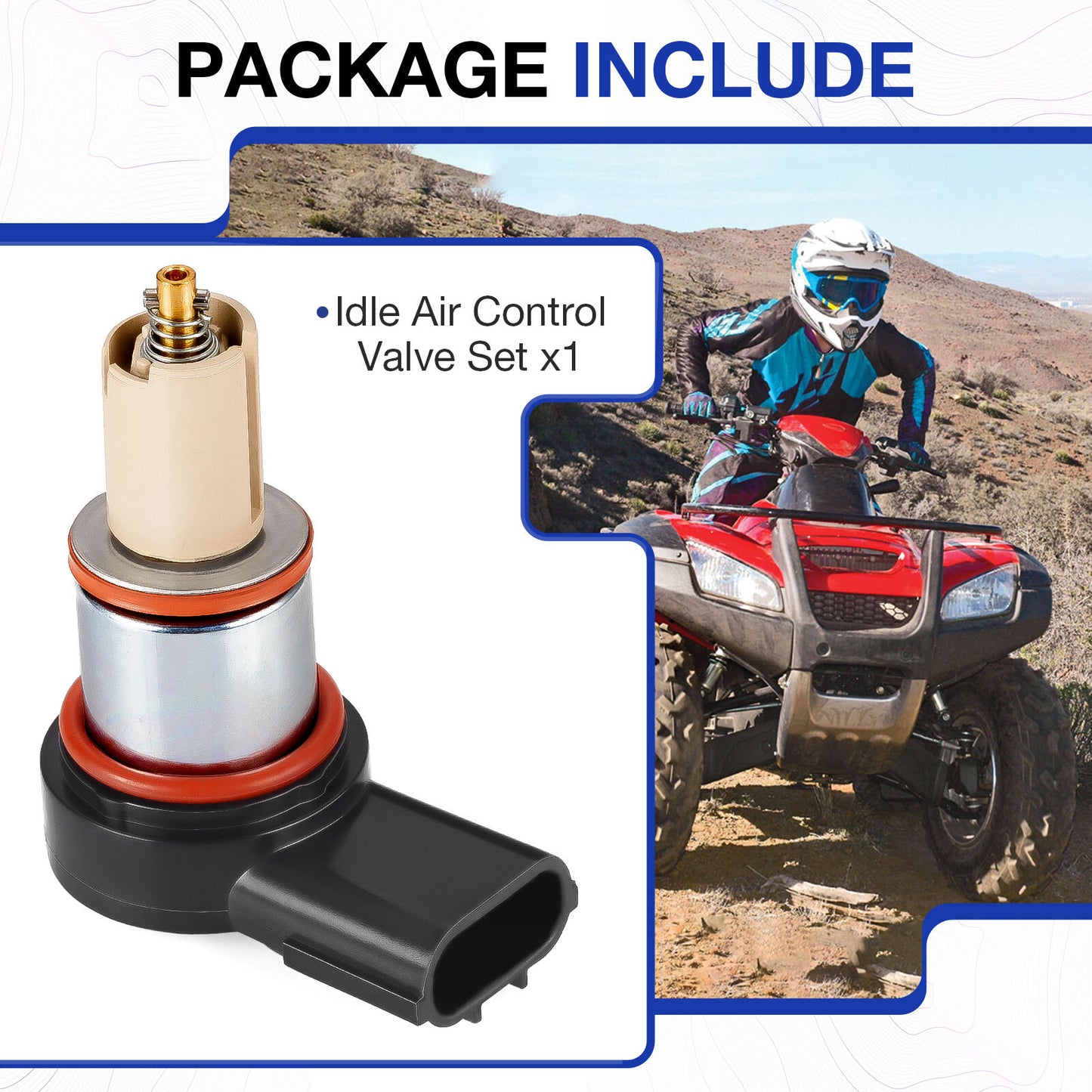 Idle Air Control Valve Set for Honda Rancher 420 TRX420 (2007–2014)