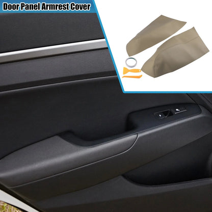 Rear Door Panel Armrest Cover for Honda Pilot (2009-2015) - Beige 1 Pair
