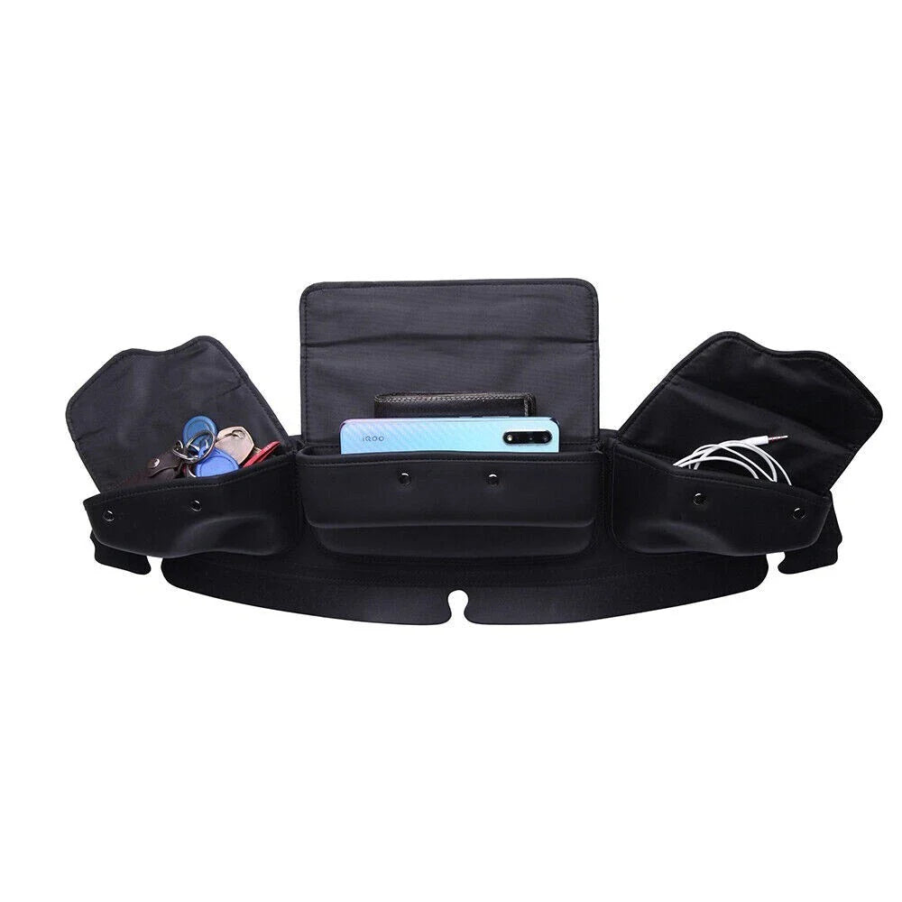 3 Pocket Fairing Pouch Windshield Bag for Harley Touring Street Glide (14-23)