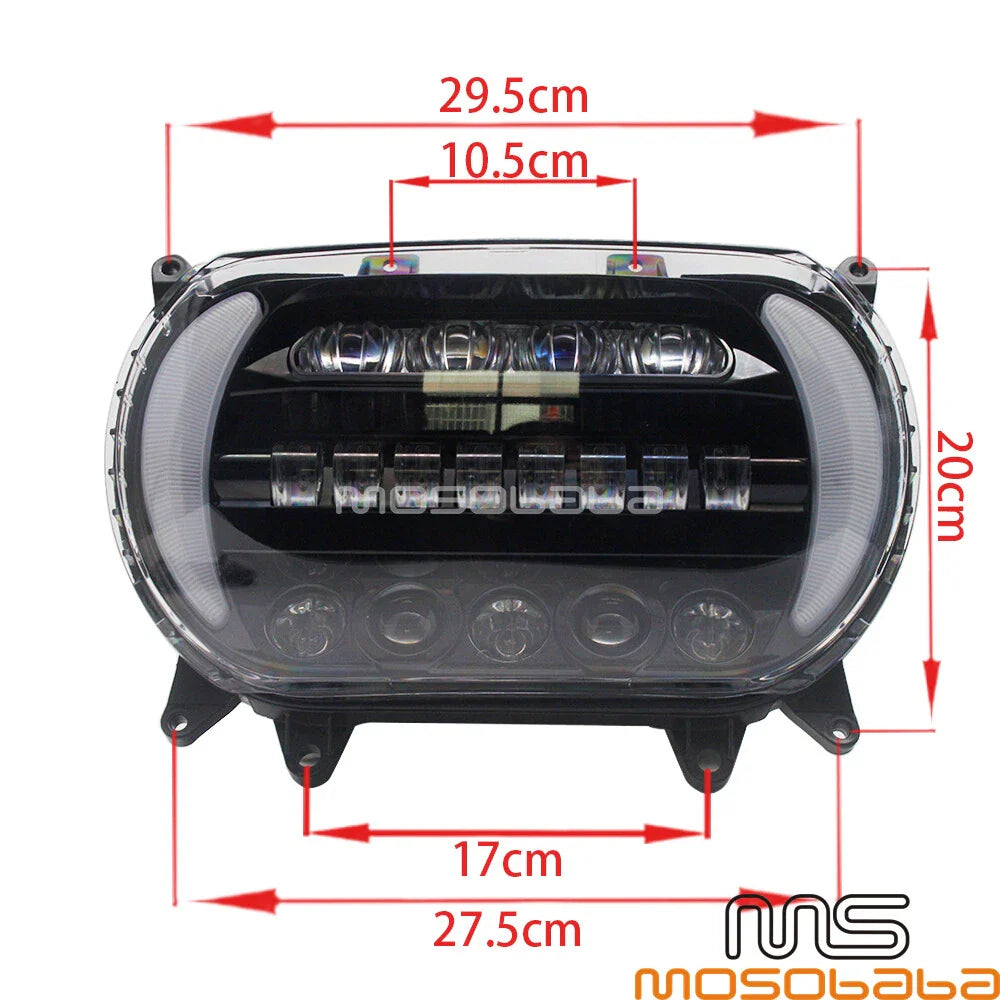 LED Headlight Kit for Harley Road Glide FLTRX FLTRK FLTRXS FLTRU (2015-2020)