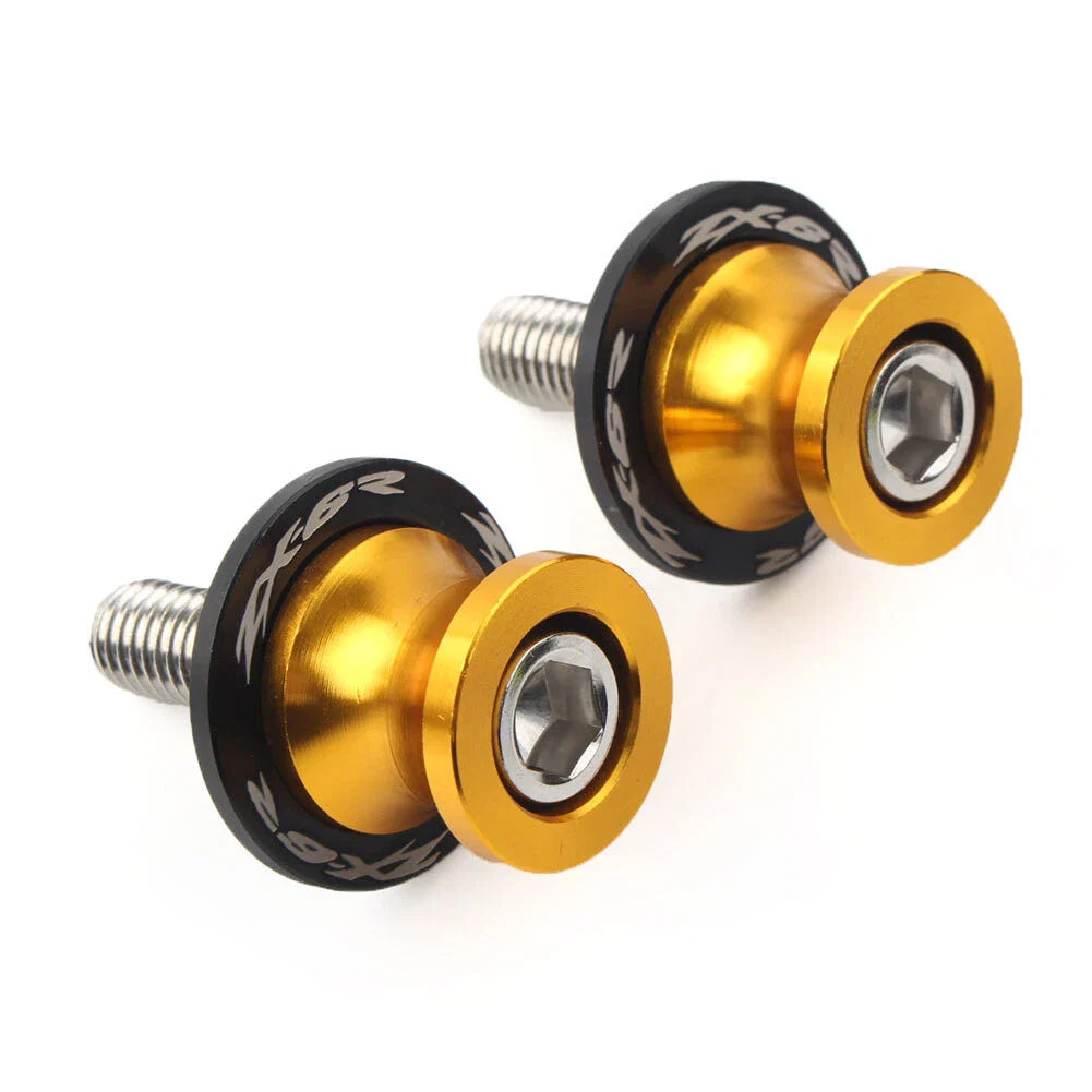 Motorcycle Swingarm Spools Slider Screws 10MM for KAWASAKI ZX6R (98-11)