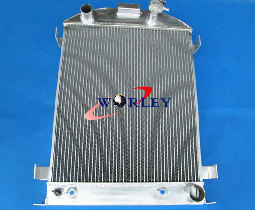 62mm Aluminum Radiator & Fan for Ford Hi-Boy (1932)