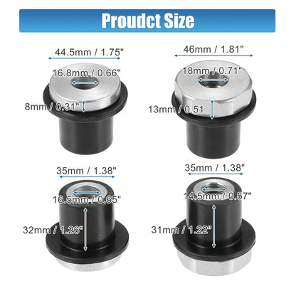 4pcs Steering Rack & Pinion Mount Bushings for Dodge Ram (2002-2018)