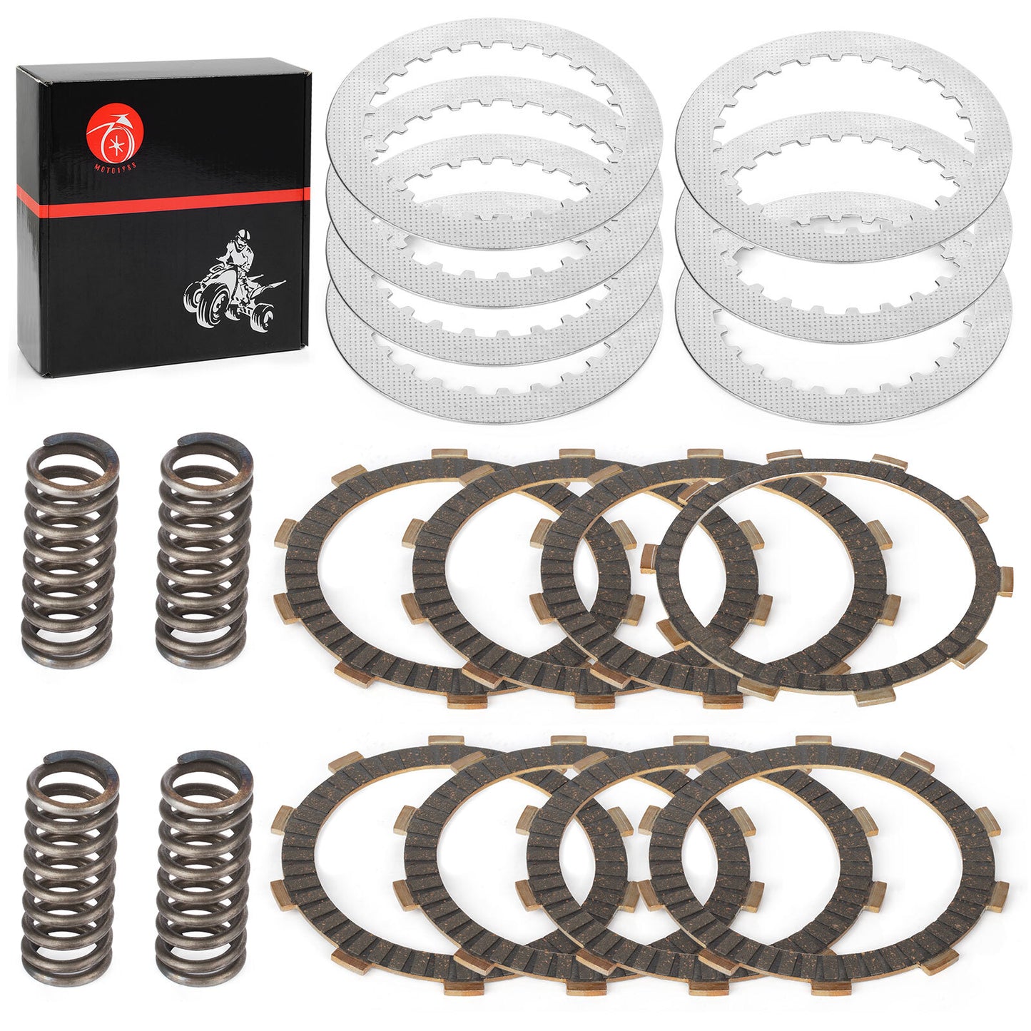 Clutch Friction Steel Plates Kit for Honda VT750C2 (2007–2014)