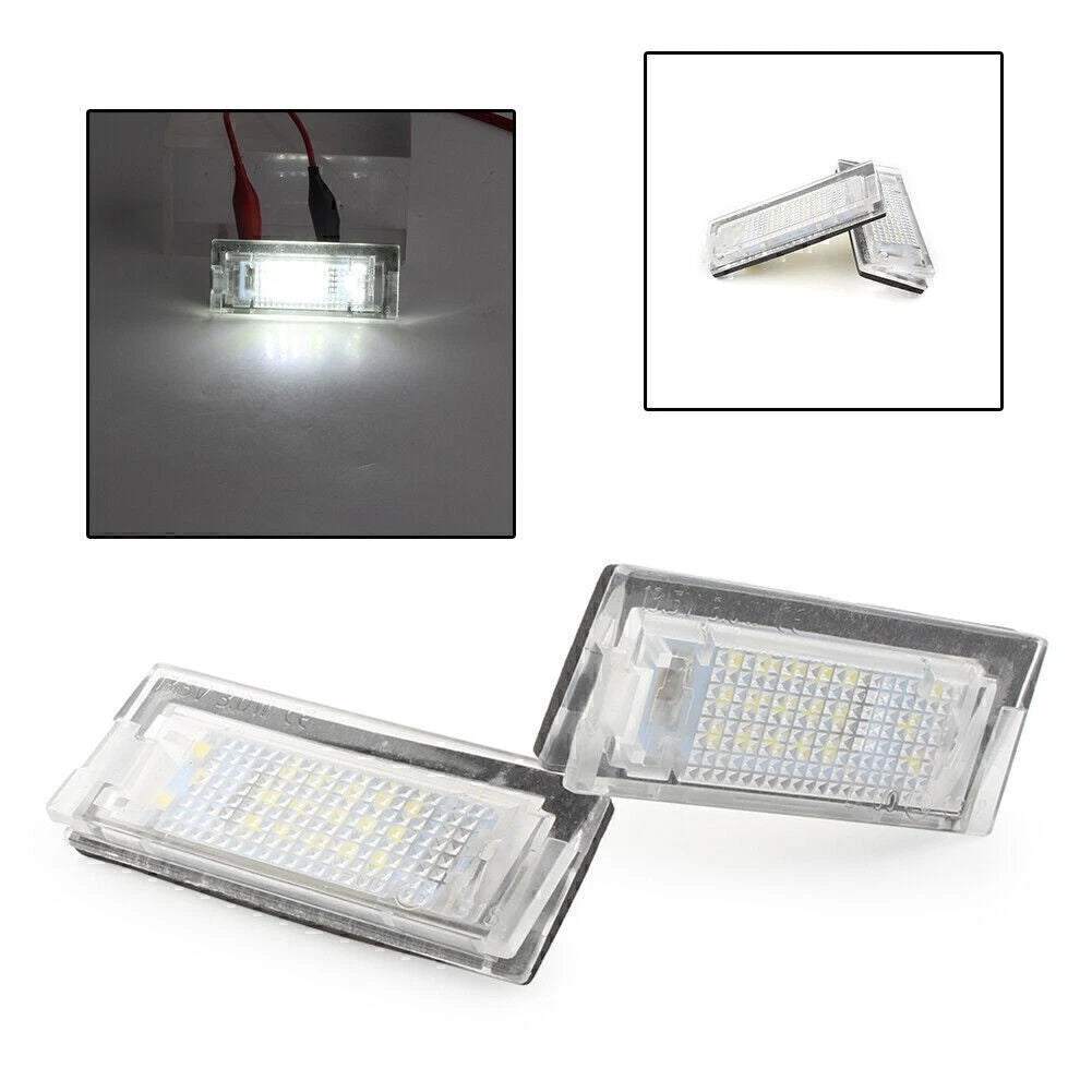 2X LED Error Free License Plate Light for BMW E39 (1995–2003)