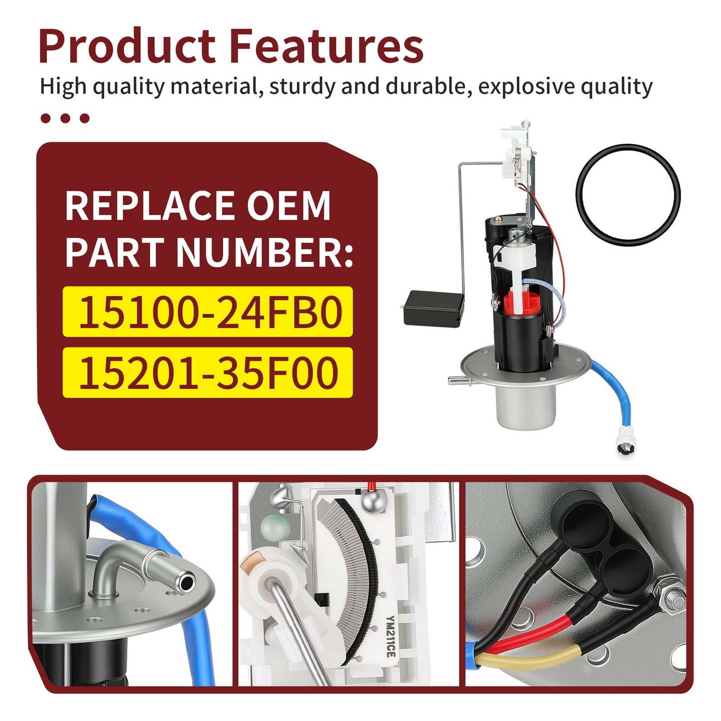 Fuel Pump Assembly for Suzuki GSX1300R Hayabusa (1999–2007)