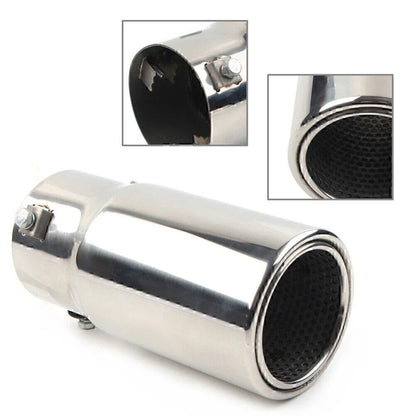 Stainless Steel Rear Exhaust Pipe Tail Muffler Tip for Toyota Prado (2008-2021)