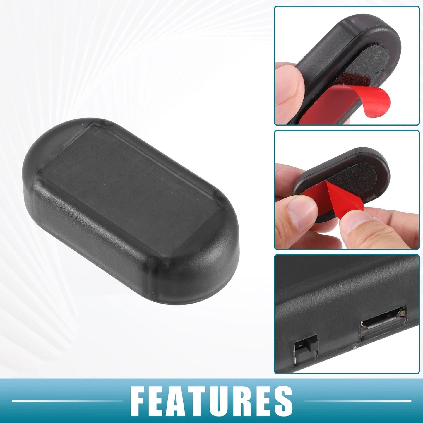 LED Interior Simulated Dummy Car Alarm Light for Universal Use