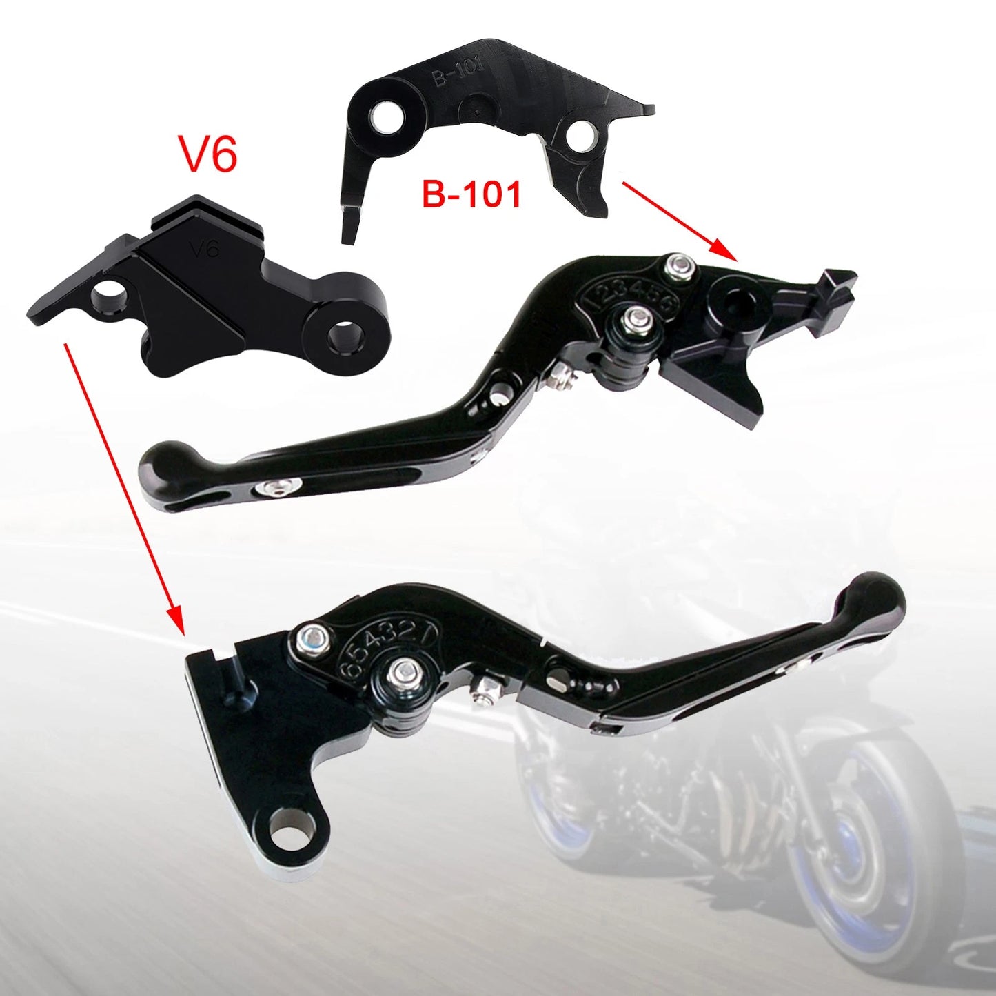 Adjustable Brake Clutch Levers for Yamaha XSR900 MT-09 (2024–2025) Gold