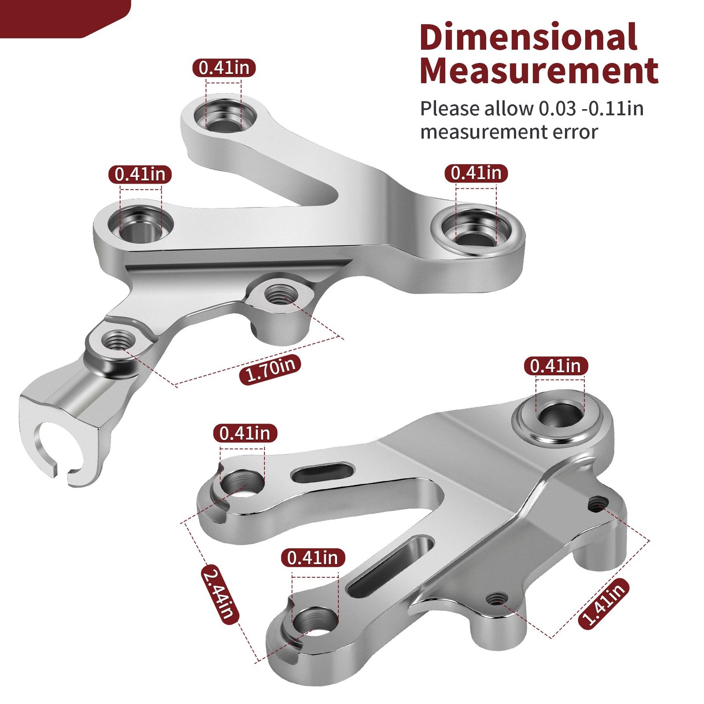 Front Foot Peg Bracket for Kawasaki Ninja ZX-6R ZX-9R ZZR600 (1998–2008)