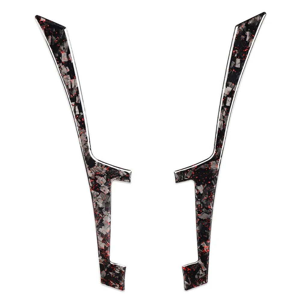 Forged Red Console Panel Trim for Infiniti Q50 Q60 (2014-2019)
