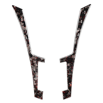 Forged Red Console Panel Trim for Infiniti Q50 Q60 (2014-2019)