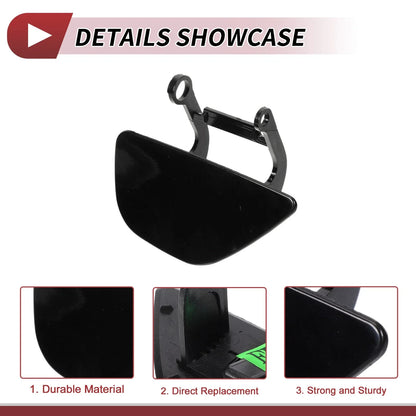 Front Left Washer Nozzle Cover Cap for BMW 535i GT (2010-2017) Black