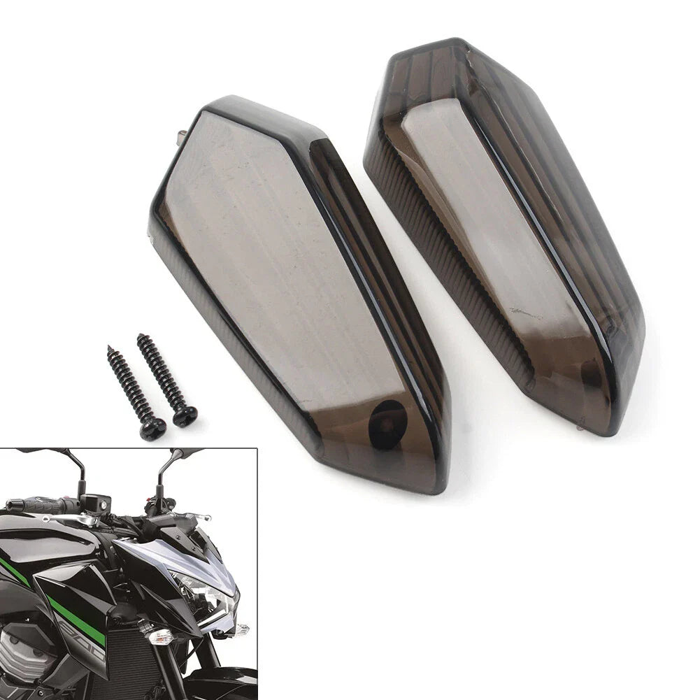 Smoke Turn Signal Blinker Lens for KAWASAKI Z250 Z650 Z750 NINJA 1000