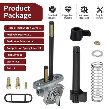 Aluminum Fuel Valve Petcock for Polaris Trail Boss 250 300 350L (1990–2005)