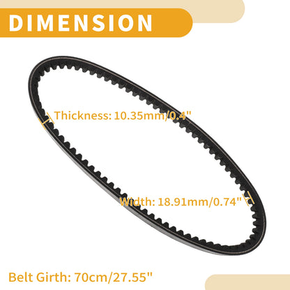 Drive Belt V-Belt for Comet 20 Series Go Kart (20XX–20XX)