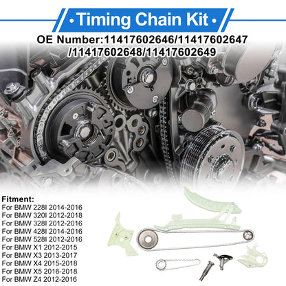 Timing Chain Kit for BMW 228I (2014–2016) No. 11417602646/11417602647/11417602648