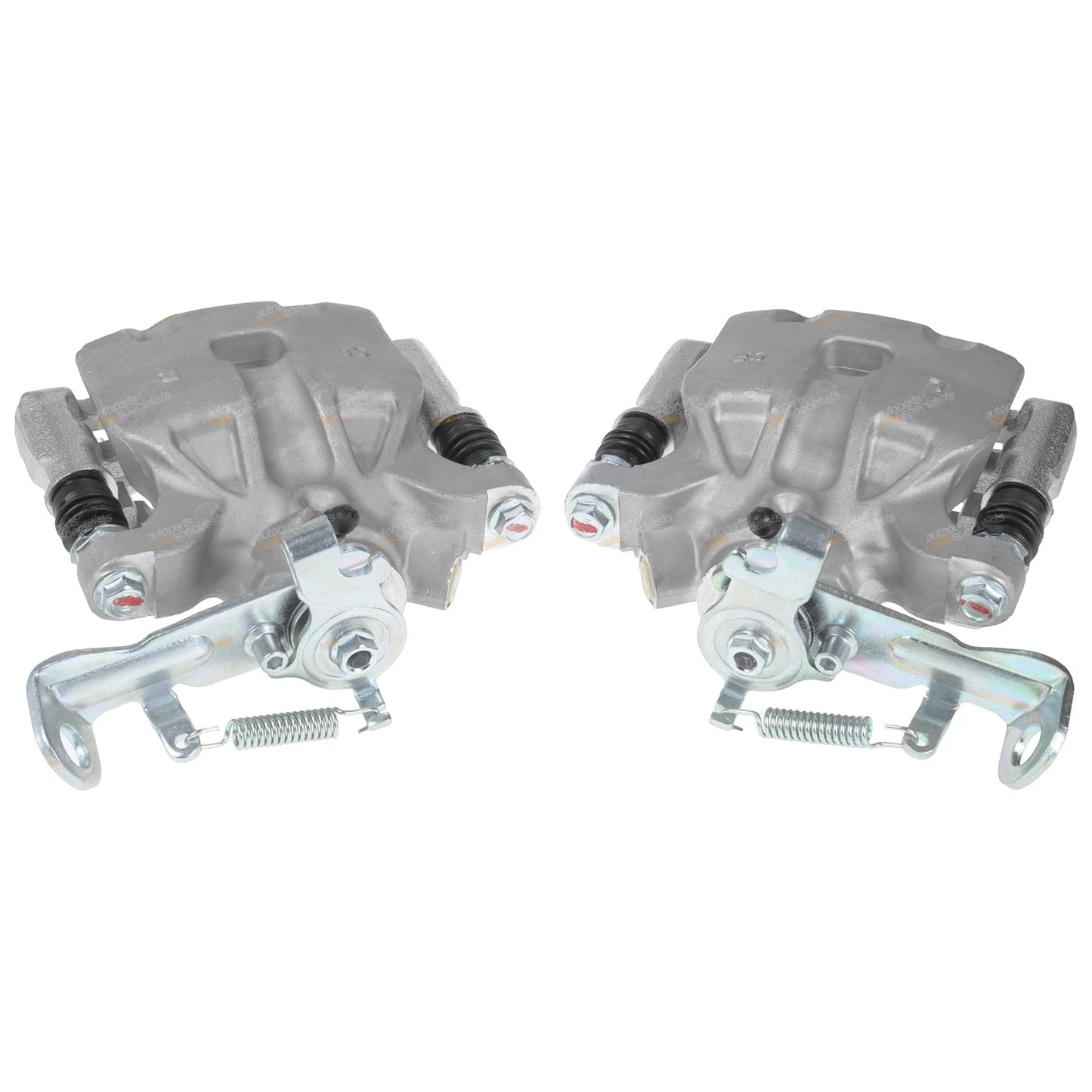 Set of 2 Rear Disc Brake Calipers and Pads for Mazda 3 (2014–2019)