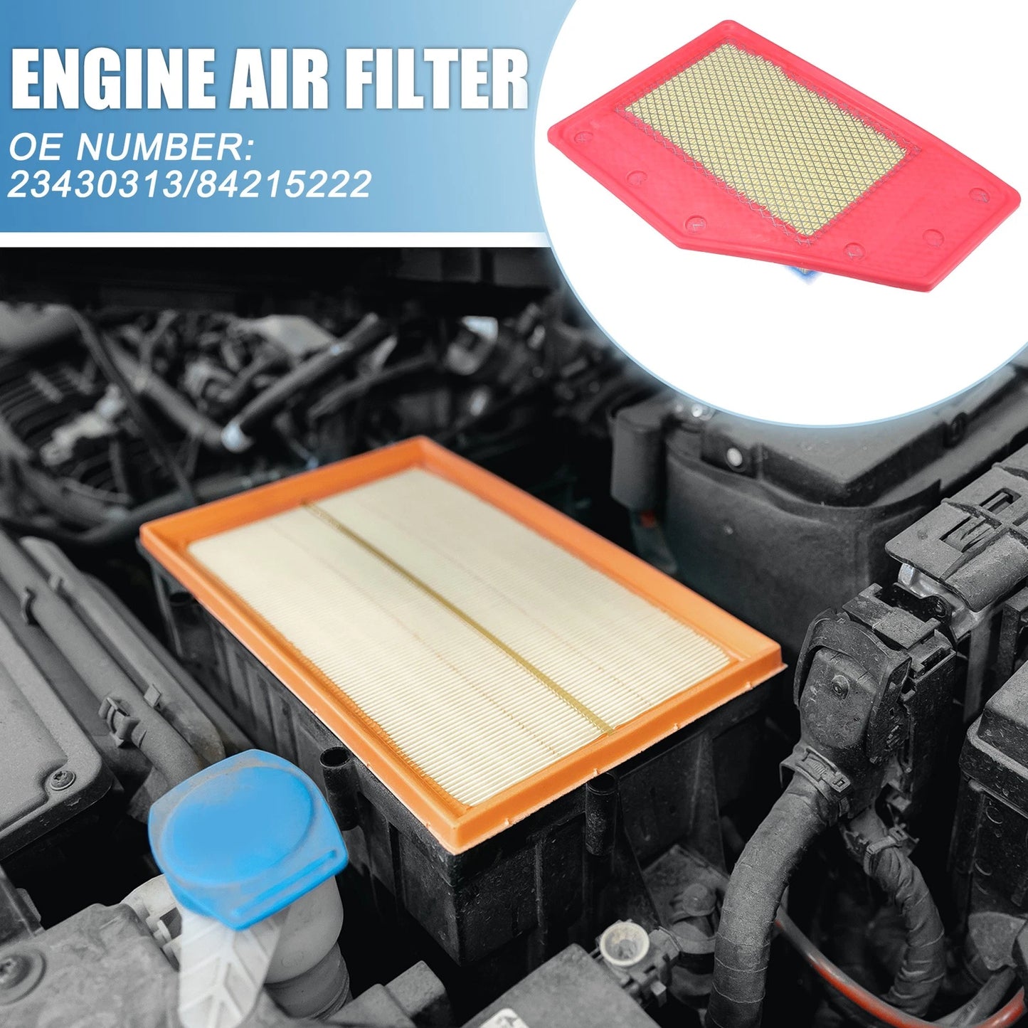 Engine Air Filter No.23430313 for Cadillac XT4 2.0L (2019–2023)