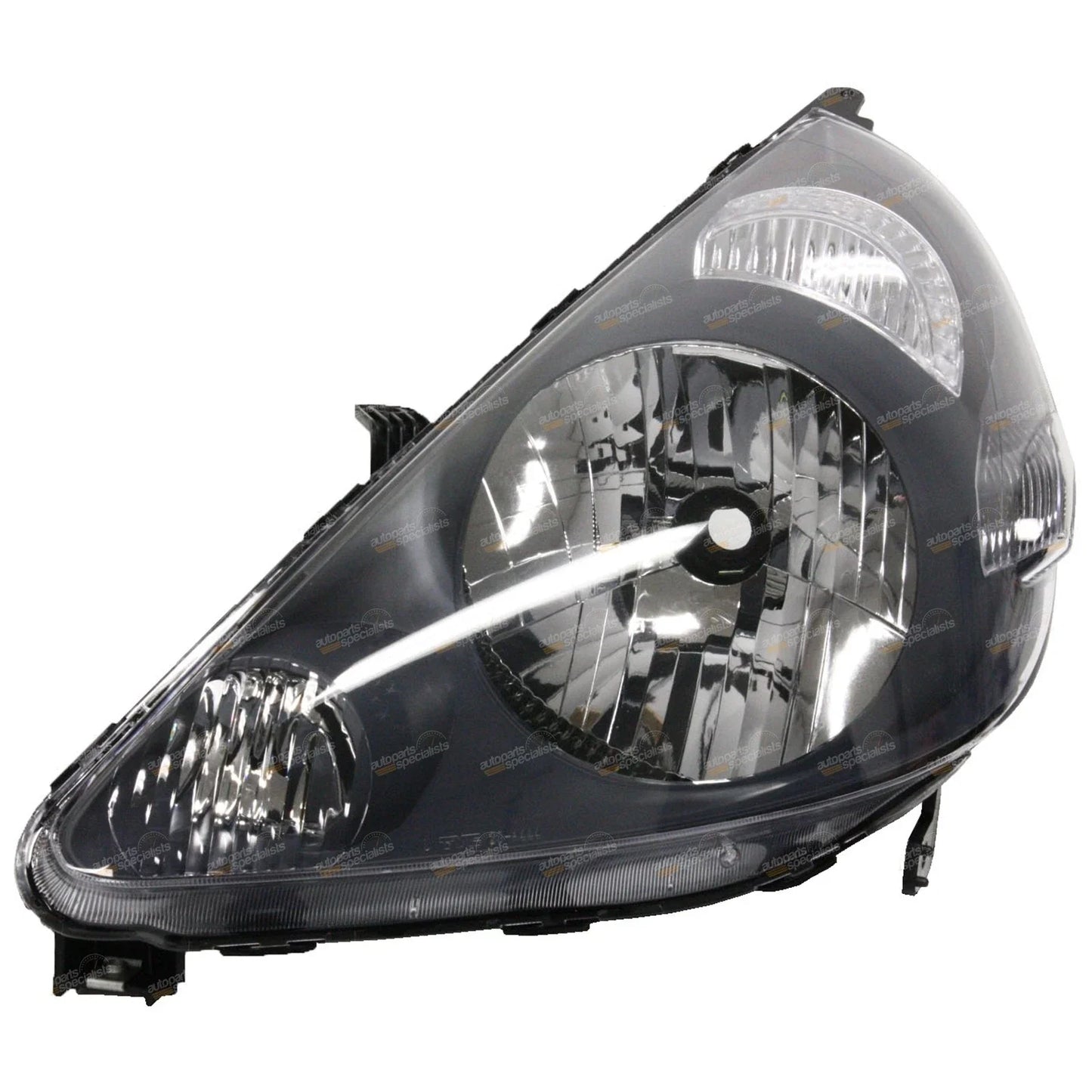 LH Black Headlight for Honda Jazz GD Series GLi (2002-2004)