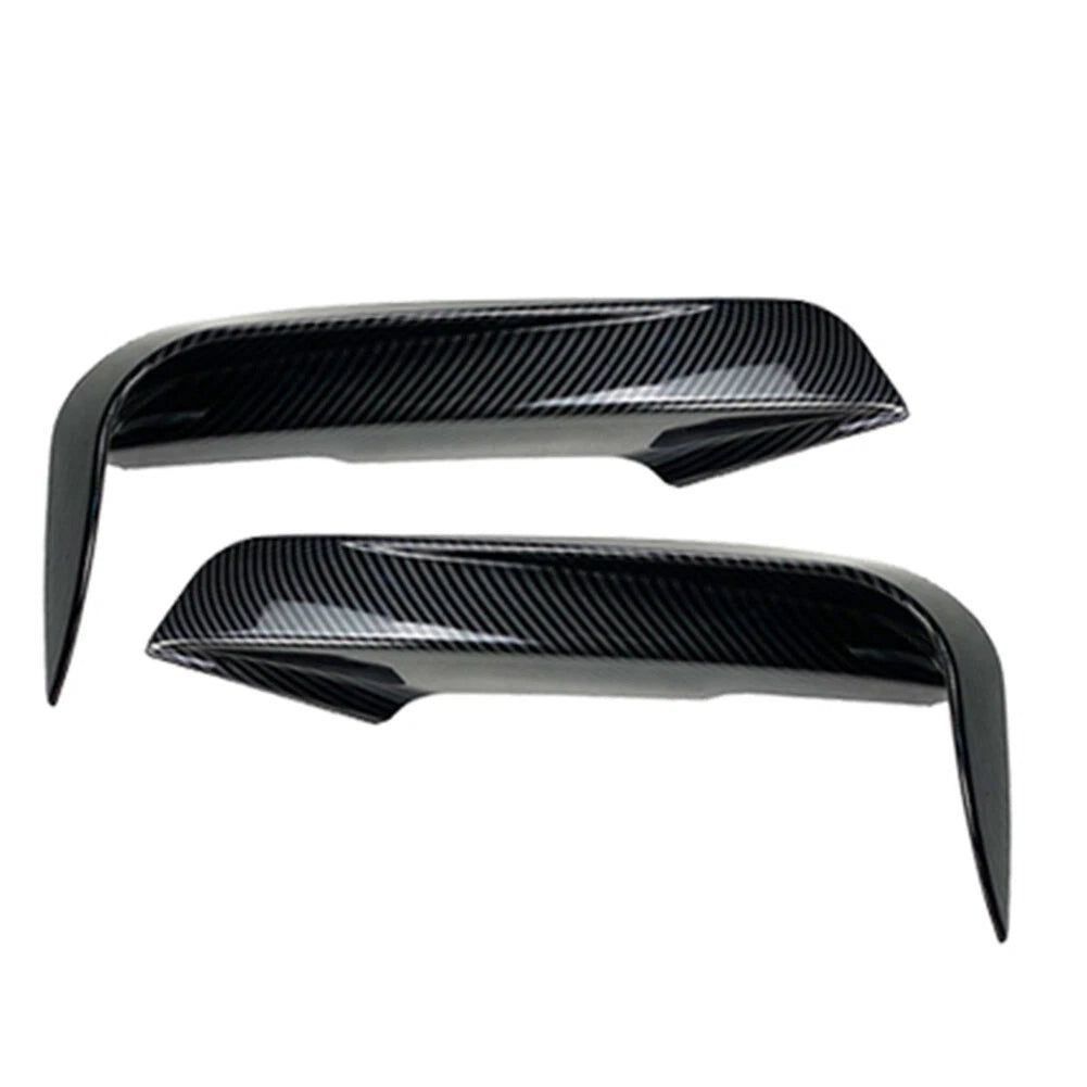 Front Bumper Fangs Trim Air Vent Lid Cover Carbon for BMW 3-Series F30 F31 (2012–2018)
