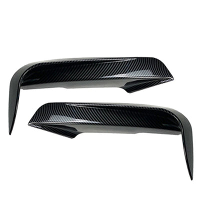 Front Bumper Fangs Trim Air Vent Lid Cover Carbon for BMW 3-Series F30 F31 (2012–2018)
