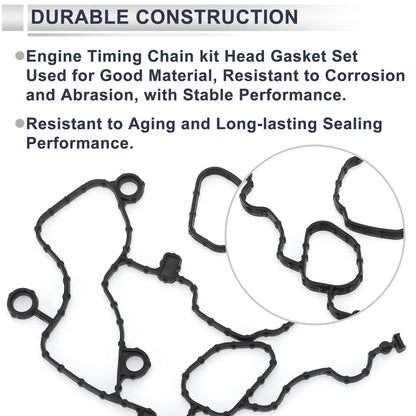 Timing Cover Gasket Set for Chrysler Dodge 3.6L V6 (2011-2021)