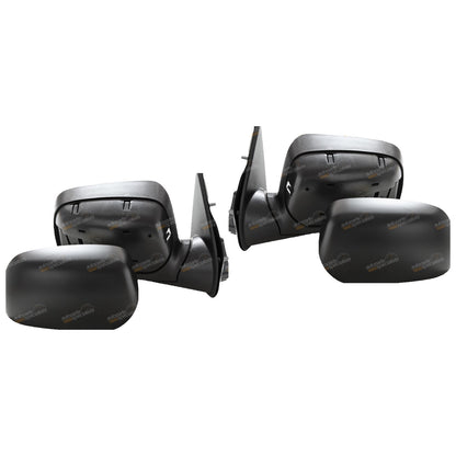 Set of 2 Black Electric Side Door Mirrors for Holden RA Rodeo Ute (2003–2008)