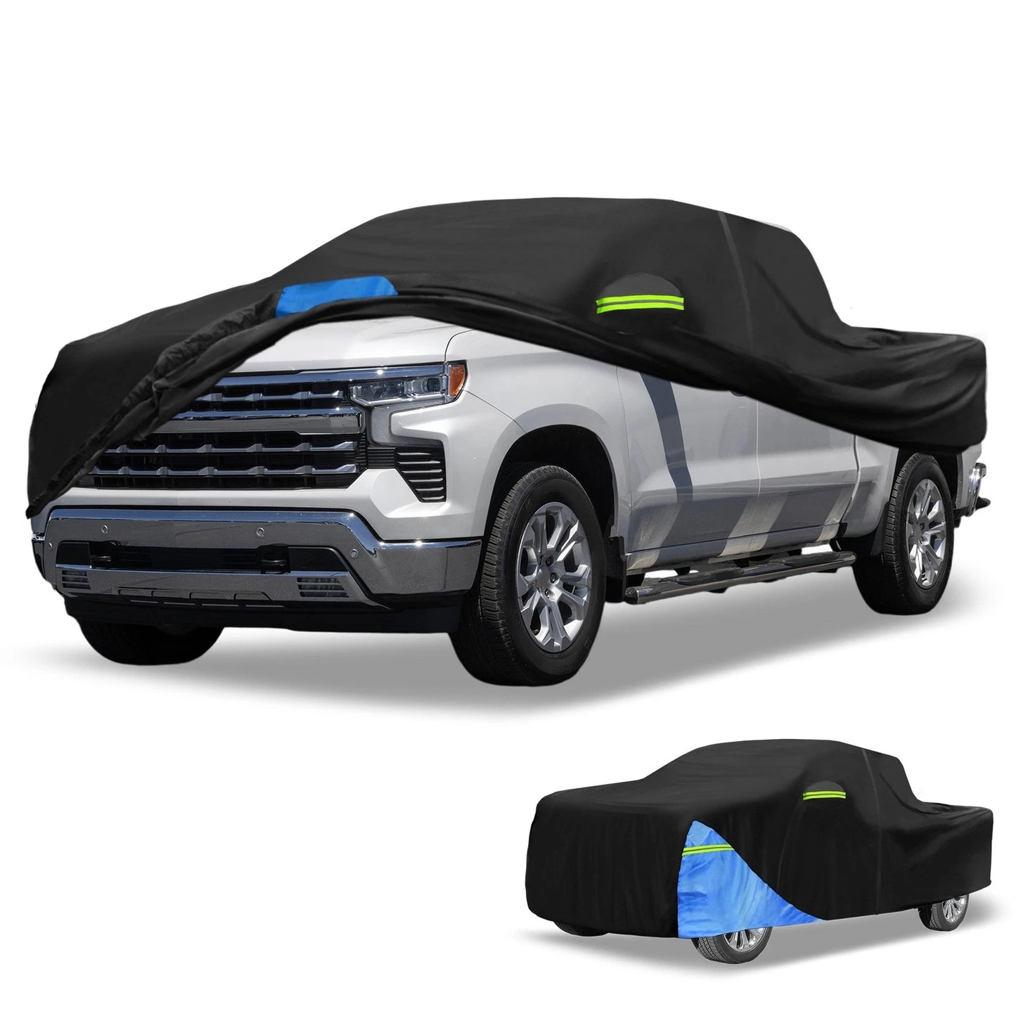 Waterproof Car Cover with Door Zipper for Chevrolet Silverado