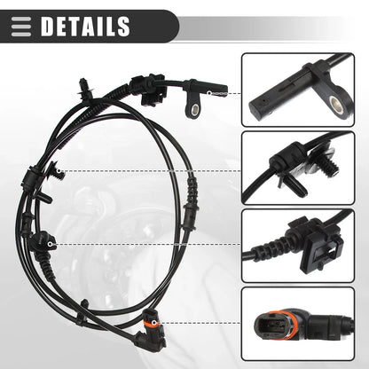 ABS Wheel Speed Sensor Set for Dodge (2 x Front, 2 x Rear)
