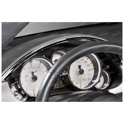 Chrome Instrument Cluster Hood Lip for Mazda MX-5 NC (2005–2015)