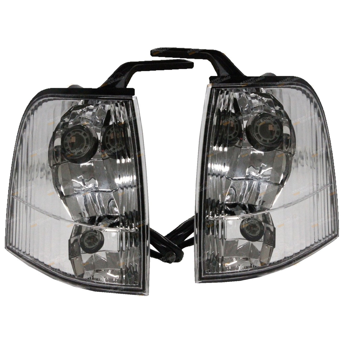 Clear Corner Indicator Lights Pair for Ford Courier PG PH (2002–2006)