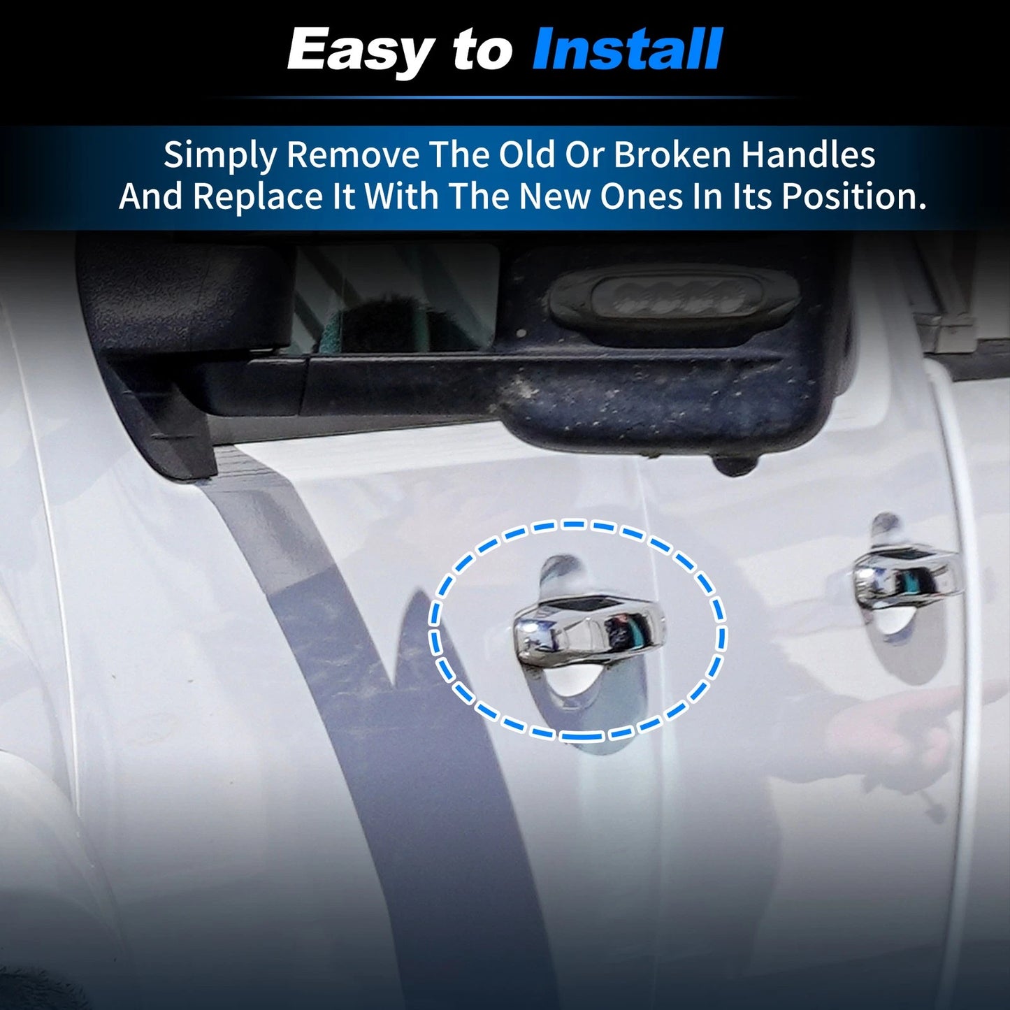 Front Right Door Handle No.13583889 for Chevrolet Silverado