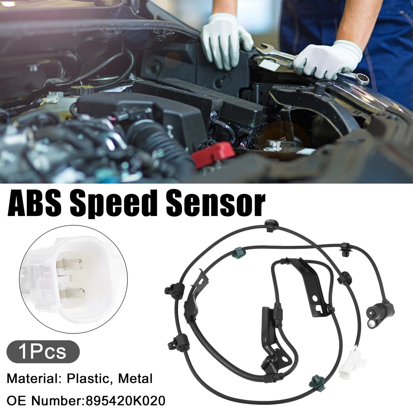 ABS Wheel Speed Sensor for Toyota Hilux Vigo (2005–2015) No. 895420K020