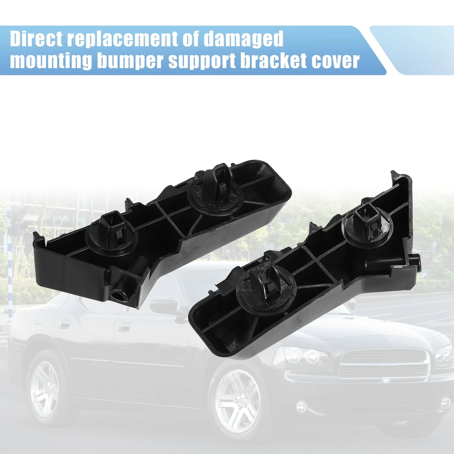Front Bumper Brackets 2 x for Dodge Charger (2011-2014)