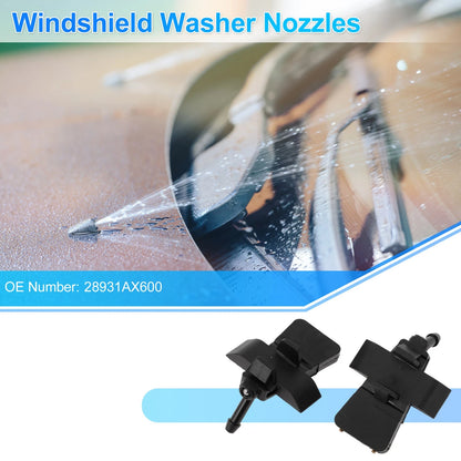 Set of 2 Windshield Washer Nozzles for Nissan Micra K12 (2003–2010) No. 28931AX600