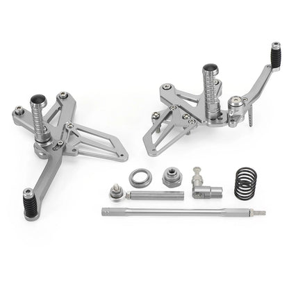 Silver Reverse Control Footrest for Kawasaki Ninja ZX-25R (2020–2021)