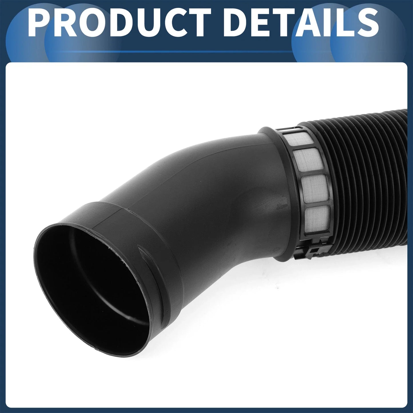 Air Intake Hose for Mercedes Benz E320 3.2L 2003-2005 (A1120943782) Black